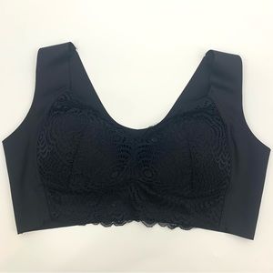 Black Lace Bra